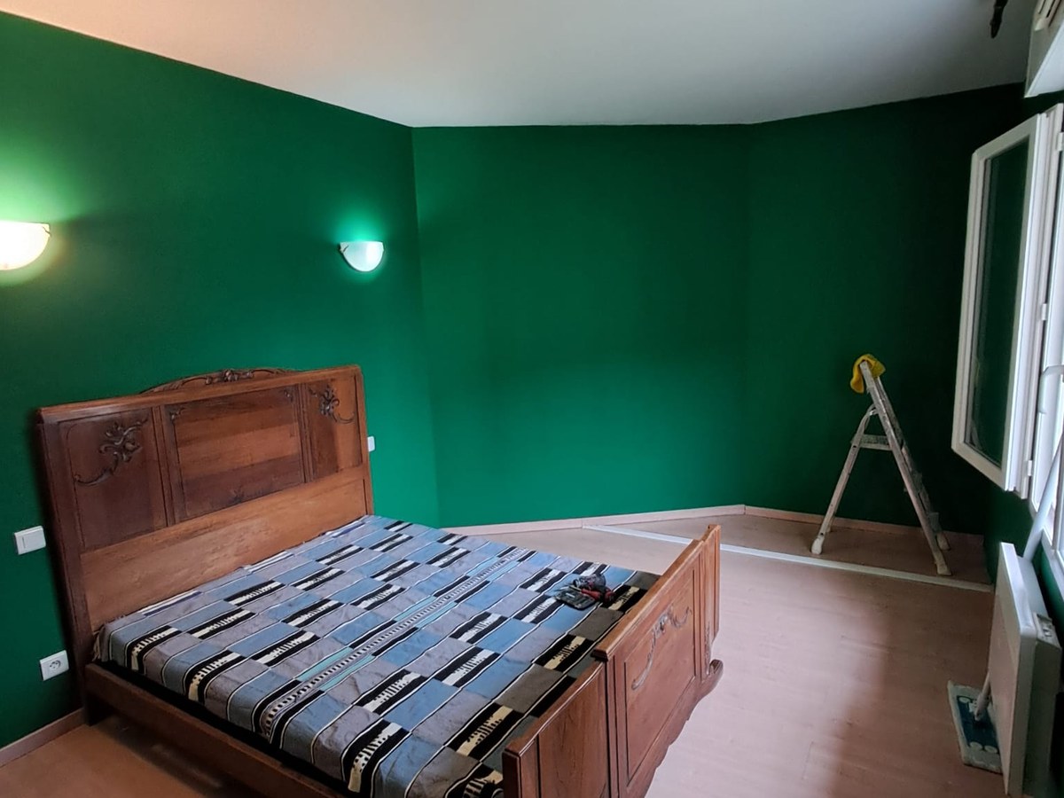 Chambre après rénovation intérieure