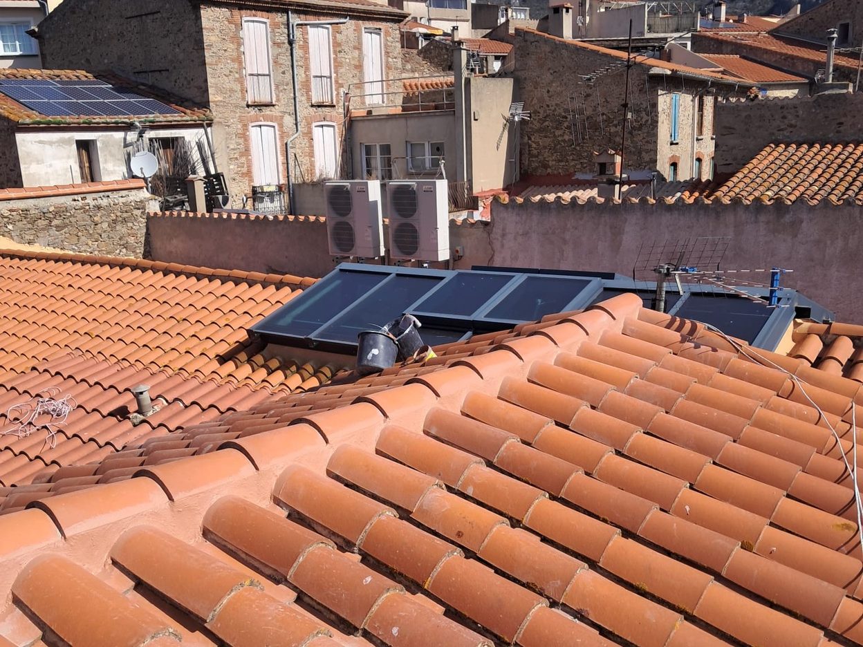 Toiture après installation de velux