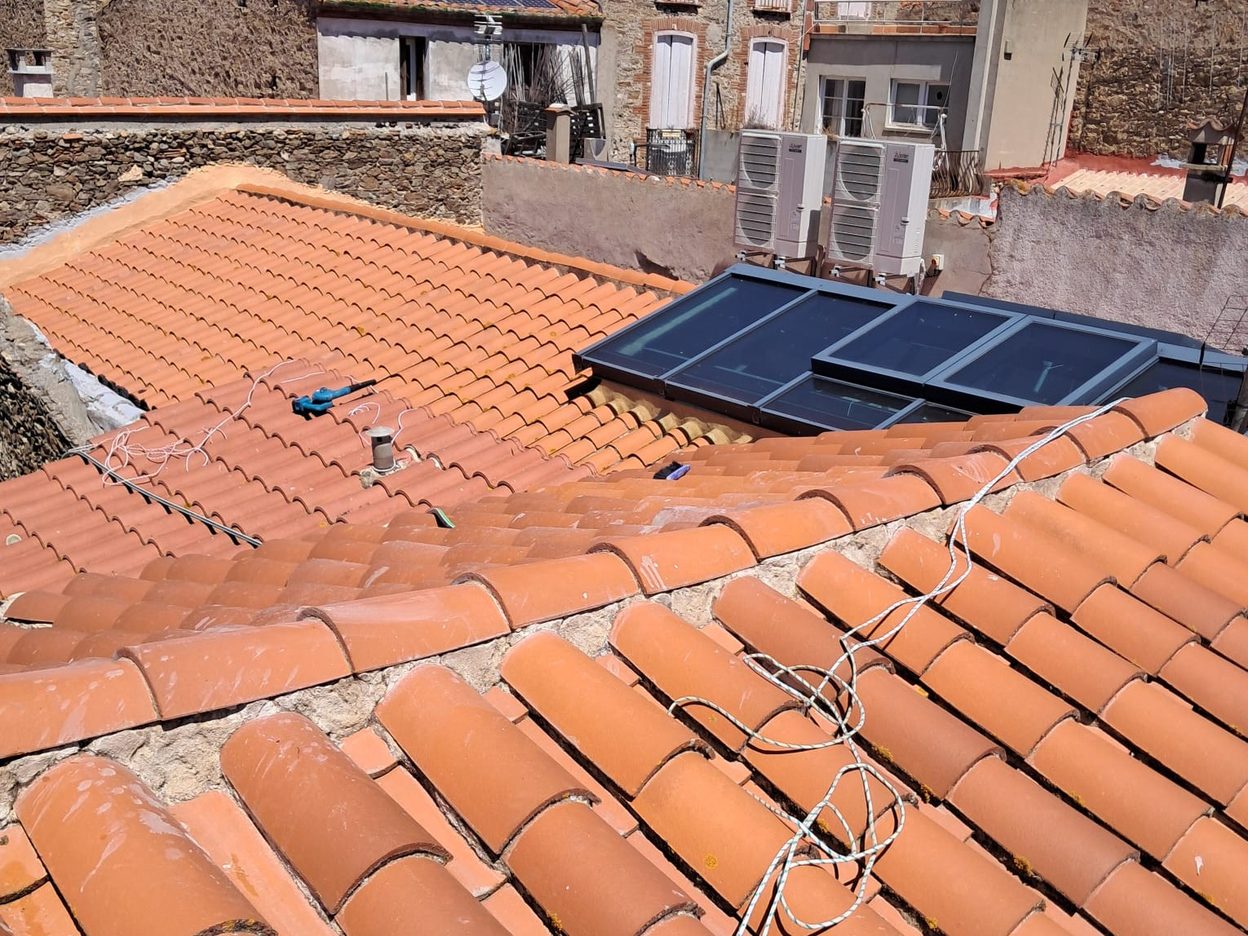 Toiture avant installation de velux